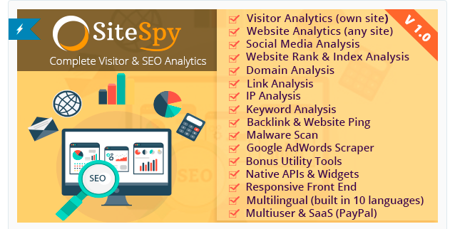 SITE SPY COMPLET VISTOR &SEO ANALYTCICS